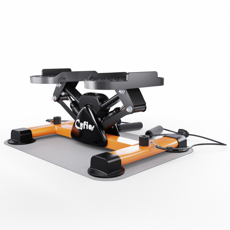 Балансировочный степпер DFC CYFIE с ковриком и эспандерами Балансировочный степпер DFC CYFIE с ковриком и эспандерами