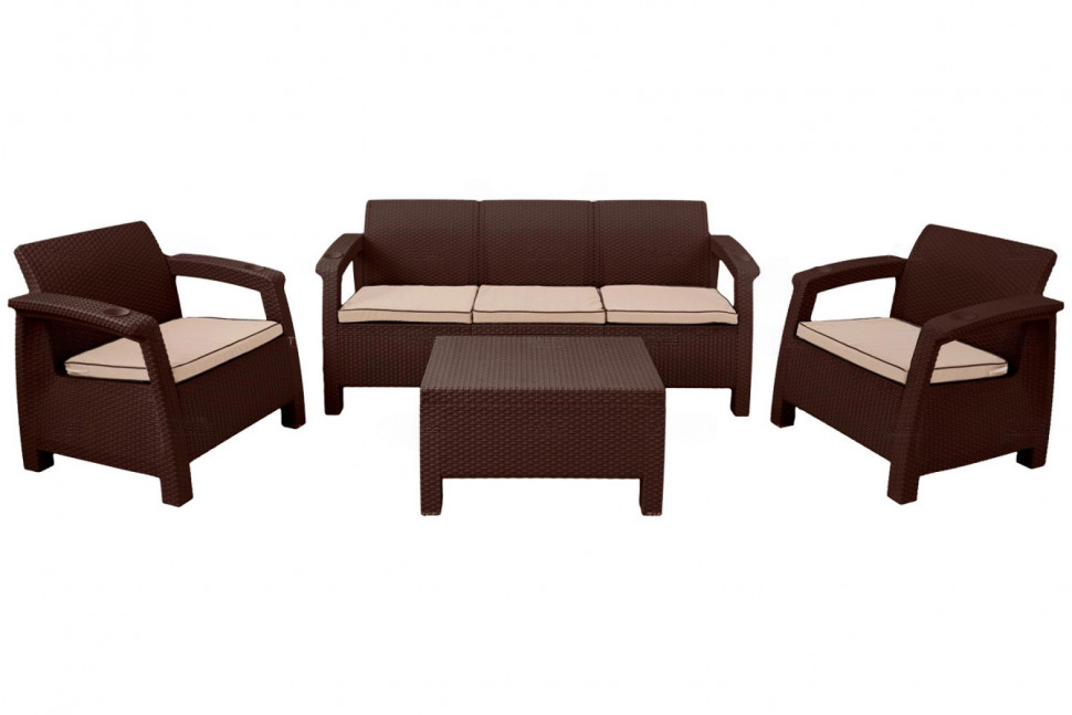 Комплект уличной мебели TWEET Terrace Set Max, венге Комплект уличной мебели TWEET Terrace Set Max, венге