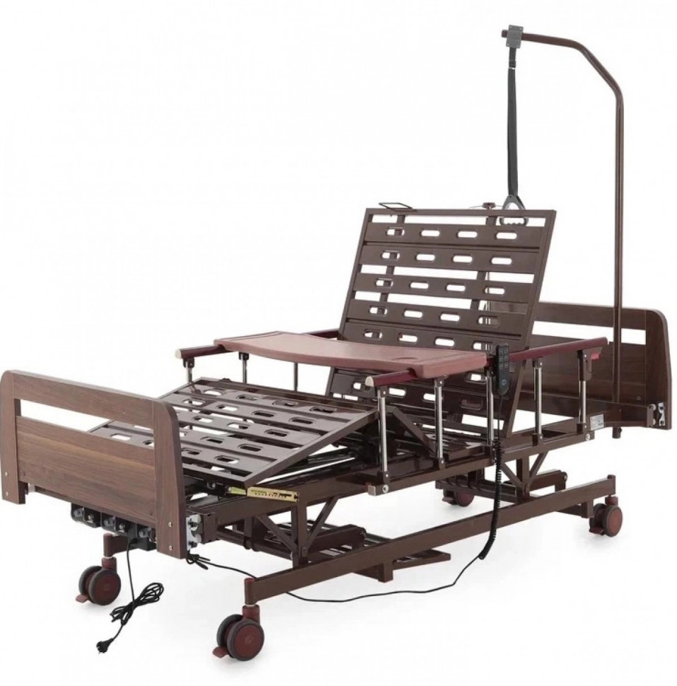 Кровать электрическая MED-MOS DB-6 (ЛДСП венге, матрас, удл., А, В)